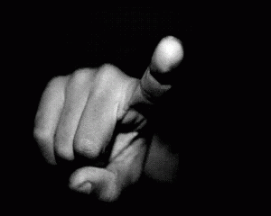 pointing finger