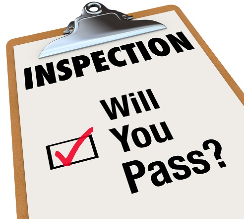 Inspection Checklist Clipboard Will You Pass Words