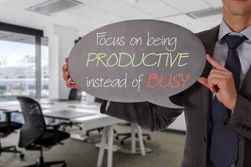 productive not busy