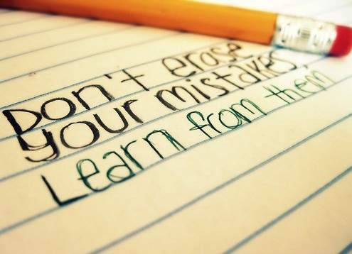 don't erase your mistakes